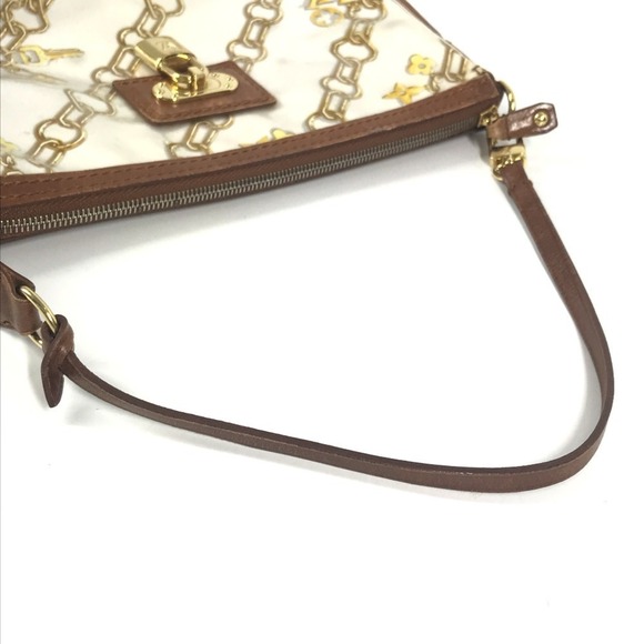 LOUIS VUITTON Brown Monogram Leather Pochette Shoulder Bag - Picture 7 of 16